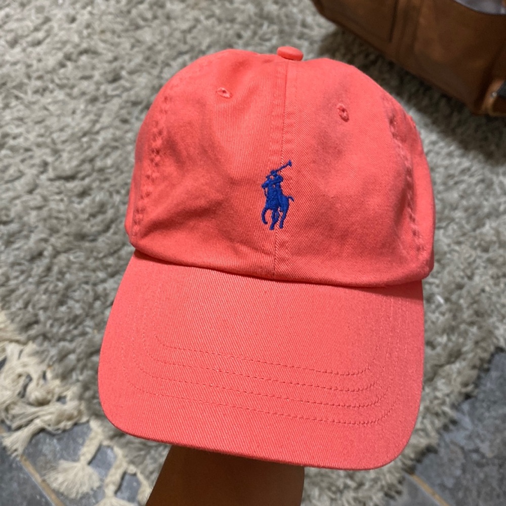 Coral Pink Ralph Lauren Hat